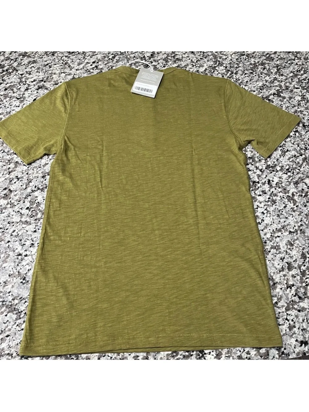 Everlane Shirt XS Henley Tee Green - Picture 6 of 8